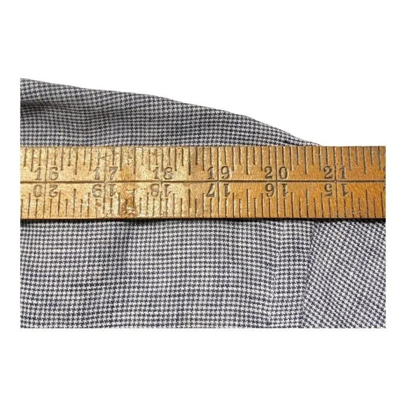 ORVIS Black & White Linen Button Down Mens Shirt Large VGUC - Picture 9 of 13